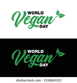   World Vegan Day design vector