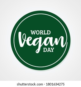 World Vegan Day hand drawn vector background. World Vegan Day for element design template. Vector illustration EPS.8 EPS.10
