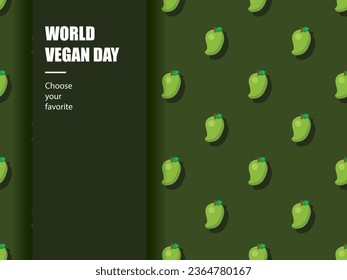 world vegan day health vegetable diet green vitamin vector ingredient food november market herbal