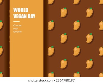 world vegan day health vegetable diet green vitamin vector ingredient food november market herbal
