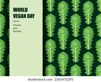 world vegan day health vegetable diet green vitamin vector ingredient food november market herbal