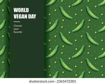 world vegan day health vegetable diet green vitamin vector ingredient food november market herbal