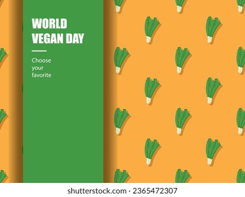 world vegan day health vegetable diet green vitamin vector ingredient food november market herbal