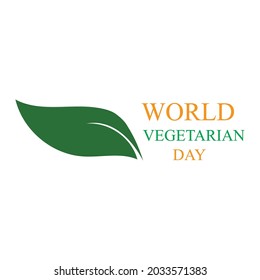 World vegan day vector illustration. Suitable for greeting card, poster and banner.