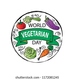 World vegetarian day. 