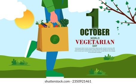 World Vegetarian Day is an annual observance held on October 1st to raise awareness about the benefits of vegetarianism and promote a plant-based lifestyle.