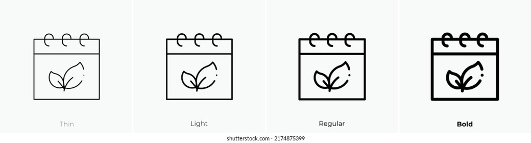 world vegetarian day icon. Thin, Light Regular And Bold style design isolated on white background