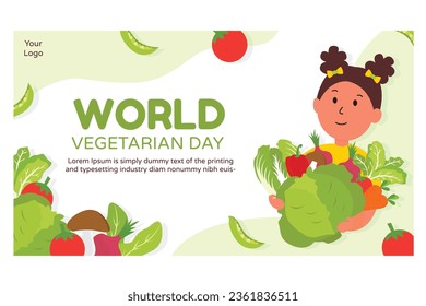 world vegetarian day landing page design