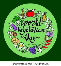 World Vegetarian Day, poster and banner