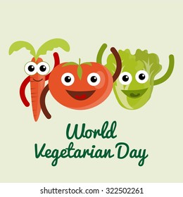 World Vegetarian Day Vector