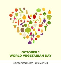 World Vegetarian Day Vector