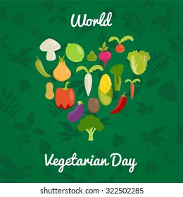 World Vegetarian Day Vector