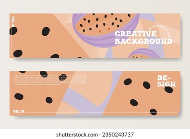 World vegetarian, fruit sale banner template with abstract full color background and kiwi fruit illustration