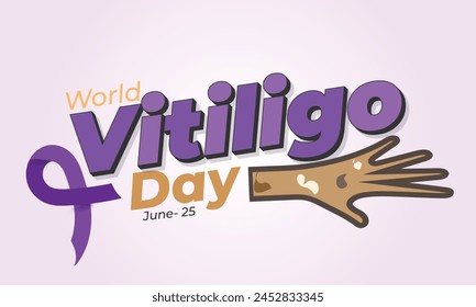 World Vitiligo day. background, banner, card, poster, template. Vector illustration.