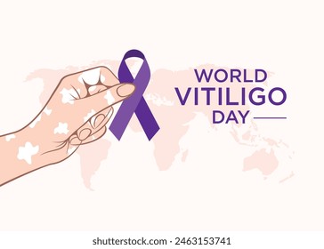 World Vitiligo Day is observed annually on June 25th, dedicated to raising awareness about vitiligo.