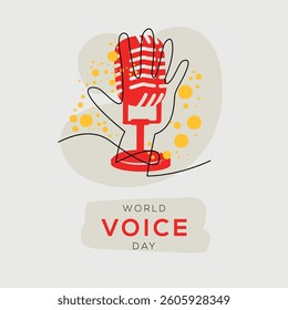 World voice day, held on 16 April.