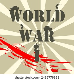 world war 1 Allied Powers France United Kingdom Russian Italy United States Japan Central Powers Austria Hungary Germany Ottoman Empire Bulgaria Vector Design