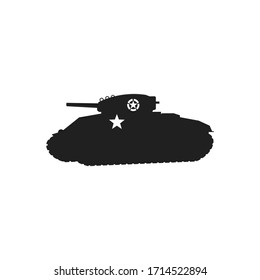 World War 2 Sherman tank silhouette....