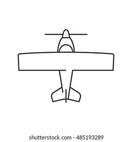 World War icon in thin outline style.