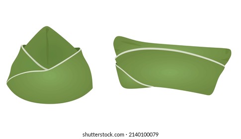 World war II cap. vector