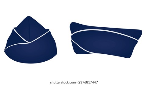 World war II cap. vector