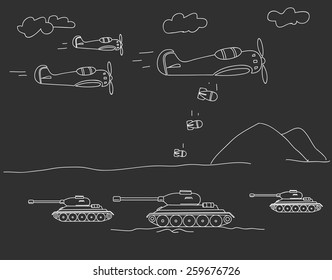 World war illustration