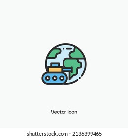 World War vector icon. Premium quality.