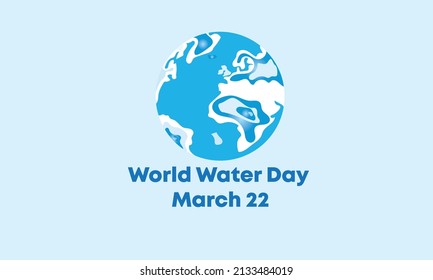 world water day 2022 , vector image