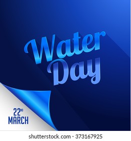 World Water Day.