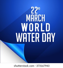 World Water Day.