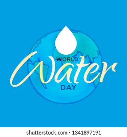 World Water Day Background.