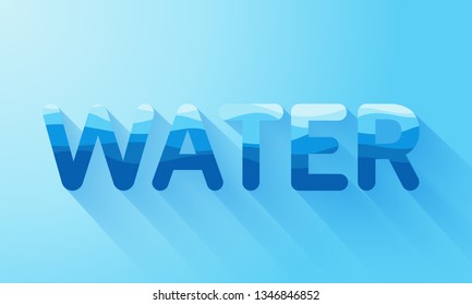 World Water Day background image,Natural resource preservation,Vector,Illustration.