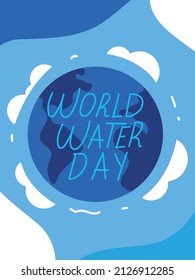 world water day banner design