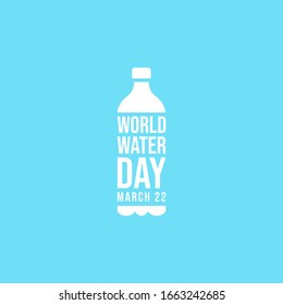 World Water Day Campaign. Suitable for Greeting Card and Poster.