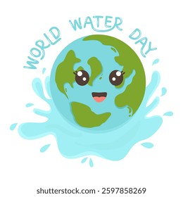 World Water Day Celebration Illustration