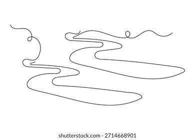 World water day continuous one line drawing minimalist outline vector illustration