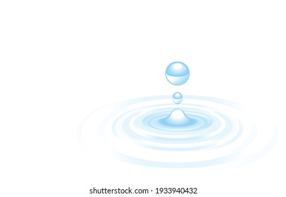 World water day for Living and Environment Concept. Illustration, shape, line, art, graphic and background in vector isolated on background.