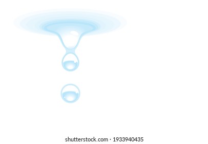 World water day for Living and Environment Concept. Illustration, shape, line, art, graphic and background in vector isolated on background.
