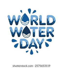 World Water Day Logo Vector