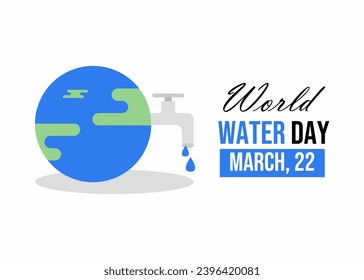 World water day poster design