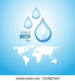 World Water Day. Save Water.