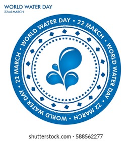 World Water Day stamp