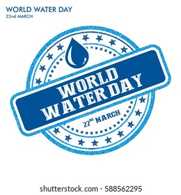 World Water Day stamp