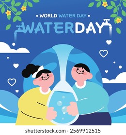 World Water Day template for March 22