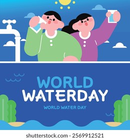 World Water Day template for March 22