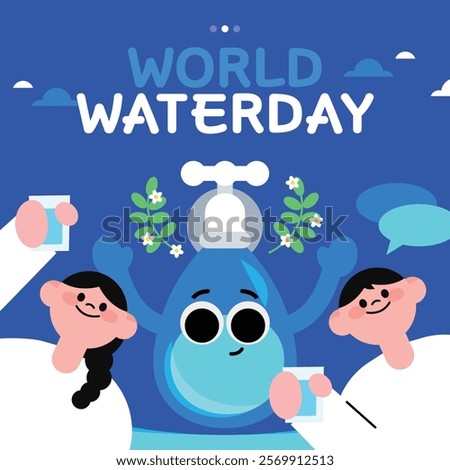 World Water Day template for March 22