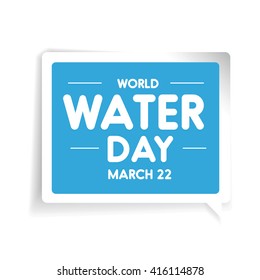 World water day vector