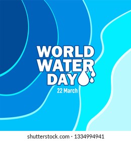 World Water Day Vector Template Design Illustration