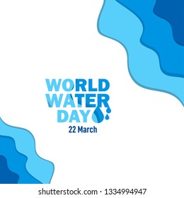 World Water Day Vector Template Design Illustration