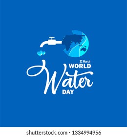 World Water Day Vector Template Design Illustration